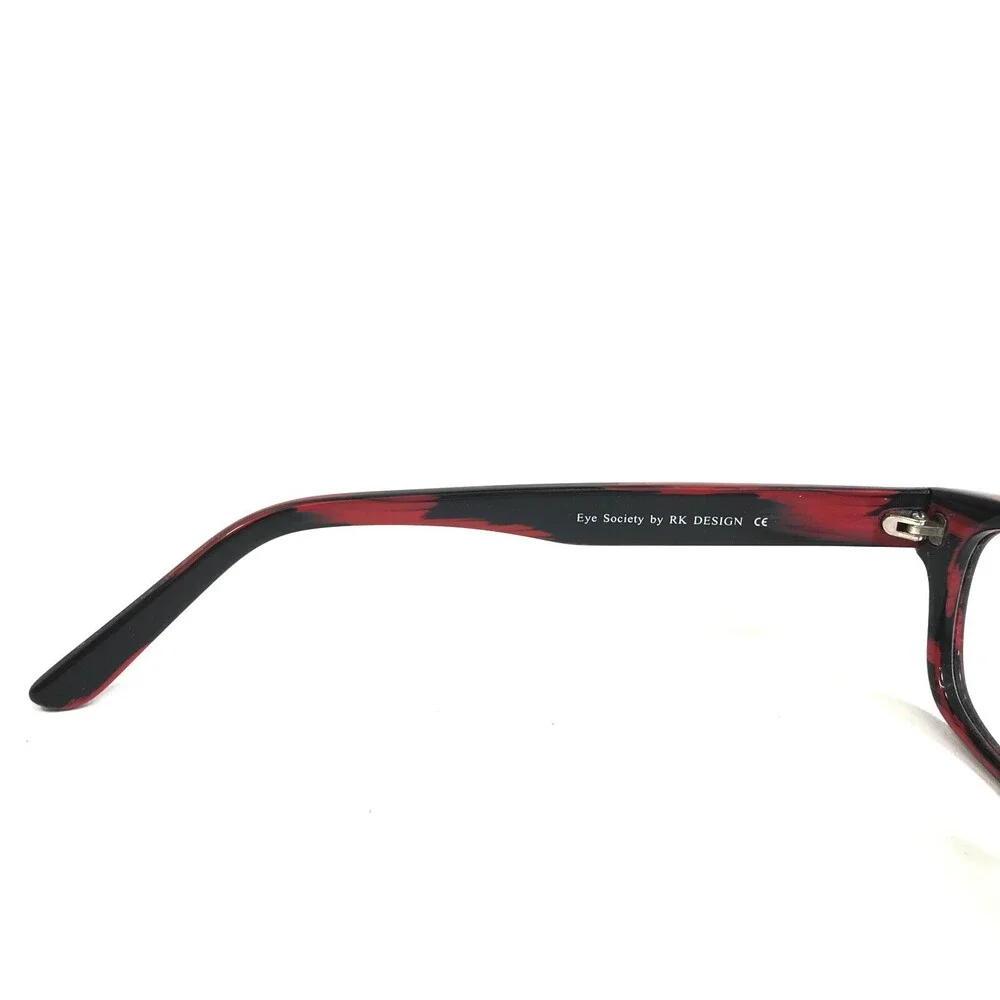 Eye Society Eyeglasses Frames Mod.ES brush 7A COL.B31 Black Red Wood 51-19-145